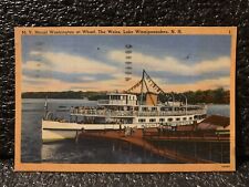 MV Mount Washington Cruise Ship Lake Winnipesaukee N H Vintage Postcar picture