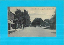 Vintage Postcard-Clinton St. E. from Jackson, Frankfort, Indiana picture