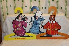 Vintage Burger King Hanger Complete Lot of 3 Duke of Doubt Sir Shake-A-Lot RARE picture