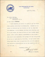 HARRY S. NEW - TYPED LETTER SIGNED 04/20/1923 picture