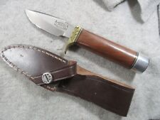 FIXED BLADE KNIFE CUSTOM RBH ROBERT HENN BIG WALNUT HANDLE 4 IN BLADE picture