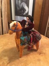 Vintage Navajo Mother Baby on Horse Handmade picture