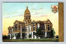 Cheyenne WY, State Capitol, Gold Embossed Wyoming Vintage Postcard picture