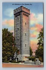 Fort Thomas KY-Kentucky, Tower Entrance To Fort Thomas, Antique Vintage Postcard picture