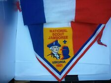 Vintage National Scout Jamboree 1981 Virginia Boy Scout Jam Neckerchief picture