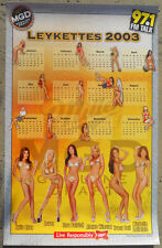 THE TOM LEYKIS SHOW POSTER 24x37 TRACY DALI MICHELLE LALIOLAIS Autographed 2003 picture
