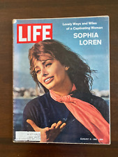 Collectable Life Magazine  ( Sophia Loren ) -Maya Myster--August 11, 1961 picture