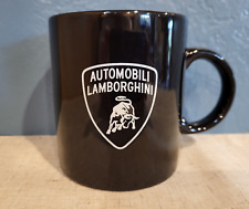 Lamborghini Crest Coffee Tea Cup Mug Black with 50th Anniversary Logo picture