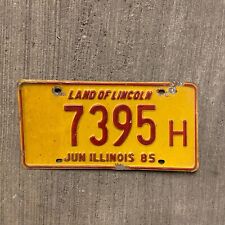 1985 Illinois Truck License Plate Garage Auto Decor Four Digit Car Show 7395 H picture