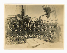 US Coast Guard USCG Forward Photo Group Lot 3 Original Sailors Officers 1918 picture
