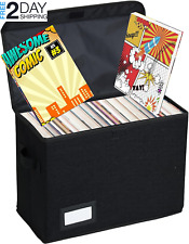 Comic Book Storage Box, 1Pcs, 15.8 X 7.5 X 11.4 Inches, Collapsible Comic, Short picture