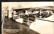 Postcard RPPC Real Photo Edgewater Beach Yacht Club Hotel Chicago IL 1910s picture