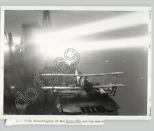 WWI AUSTRALIAN Aircraft & Searchlights Press Photo c 1917 picture