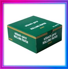 STASH PRO Classic King Size Slim Natural Rolling Papers, 50 PK Box AUTHENTIC picture