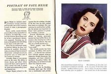 PAUL HESSE 1939 PHOTOGRAPHY PICTORIAL SUNSET STRIP STUDIO PHOTOGRAPHER picture