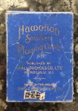 Copyright 1901 WALL NICHOLS CO HAWAIIAN SOUVENIR PLAYING CARDS Full Set picture