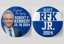 Robert F. Kennedy jr. President 2024 Pinback Buttons Lot RFK Political 2.25