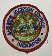 1969 Camp Kickapoo Andrew Jackson Patch RC1 picture