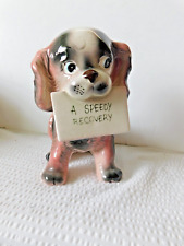 Speedy Recovery Cocker Spaniel Puppy Dog Planter UCAGCO Ceramics Japan picture