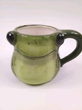 Frog smiling green coffee mug picture
