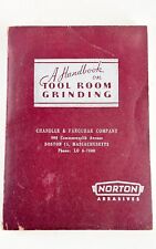 1957 Norton Abrasives A Handbook on Tool Room Grinding picture