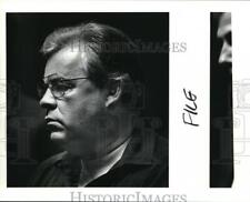 1990 Press Photo Robert Fourek, former police chief during his arraignment picture