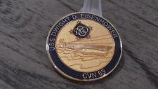 USN USS Dwight D. Eisenhower CVN-69 Commanding Officer Challenge Coin #916U picture