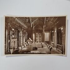 Taymouth Castle The Library Tuck's Real Photo Vintage Postcard Scotland Perth picture
