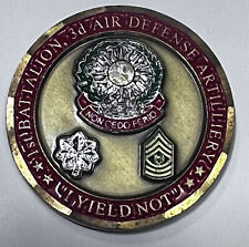 us army 1st battalion 3d / air defense artilliery rare authentic challenge coin picture