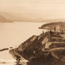 1940s RPPC Columbia Lake East Kootenay Canadian Pacific Railways BC Postcard picture