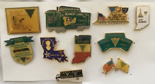 Nice lot of 10 different Forty & Eight Society American Legion Veterans pins picture
