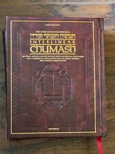 Artscroll Interlinear Complete Chumash Torah Bible Sefard Travel Edition picture