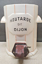 Antique Rare and Large Dijon Mustard Distributor 30cm Digoin Art Deco  picture