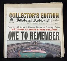 Pittsburgh Post-Gazette Collector's Edition Last Game at Three Rivers Stadium picture