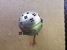 Vintage Silver Plated Potpourri  Christmas Valentine Ball, Made In India picture