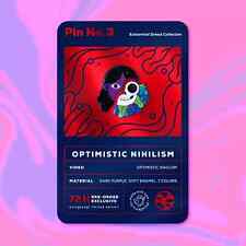 Kurzgesagt *LIMITED EDITION* Optimistic Nihilism Pin✅ IN HAND SHIPS TODAY picture