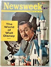 The World of WALT DISNEY~ NEWSWEEK magazine~ Dec 1962 ~ complete issue picture