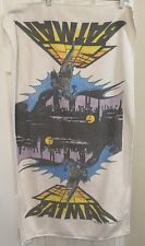 Vintage 1991 Batman Gotham DC Comics Bath Towel picture