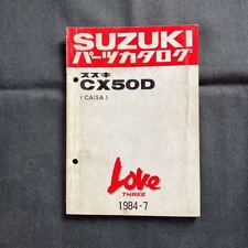 P072500 Suzuki Love Three Cx50D Ca15A Parts Catalog 1984 July J3 picture