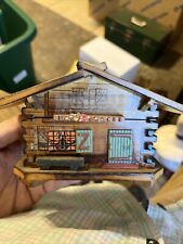 Vtg Mini Wooden House Music Box - Lador Swiss Movement Jewelry/Trinket Box WORKS picture