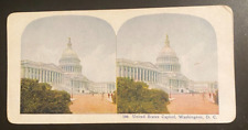 Stereo View Card Stereograph - The United States Capitol, Washington DC picture