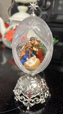 Ardleigh Elliot Holy Family Crystal Egg Collection Blessed Nativity Bradford EUC picture