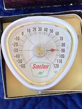 NIB Vintage Sinclair Four Seasons Outdoor Thermometer #027-B Sinclair Gas Co picture