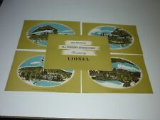 Art Prints of 19th Century Locomotive Presented by Lionel Set of Four 1950 Golde picture