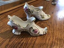 vintage decorative collectable porcelain shoes picture