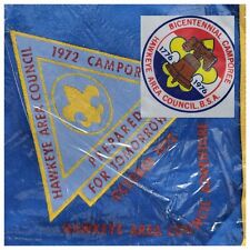 Lot 2 Vintage Boy Scout Neckerchiefs 1972 1976 Hawkeye Area Council Sealed Nice picture