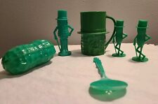 Lot of 6 Vintage MR. PEANUT Collectibles SALT/PEPPER - CUP -SLOTTED SPOON-PEANUT picture