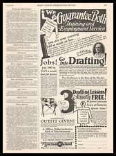 1927 O. C. Miller American School Drafting Jobs Pay $60 - $125 Week Print Ad picture