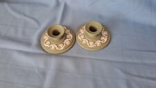 Antique Wedgewood china candleholders - great shape - see other listings picture