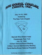 20th Annual Conclave CARATS, INC. Program Book Ephemera July 14-16, 1995 Vintage picture